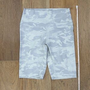 Lululemon 8” Light Gray Camouflage Shorts